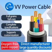 Cable de Bajo Voltaje VV de 5 Núcleos para Suministro de Energía de Maquinaria y Equipos de Fábrica