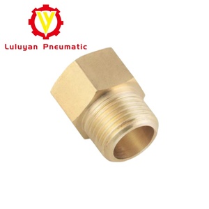 <span class=keywords><strong>Raccord</strong></span> de tuyauterie industriel à tête carrée, adaptateur mâle fileté égal, douille en laiton usinée CNC, prix d'usine - Product Image 4