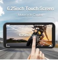 6.25 "Moto Étanche Smart ScreenAndroid Auto Carplay Navigator Meilleure Navigation Gps pour Moto Moto Sat Nav