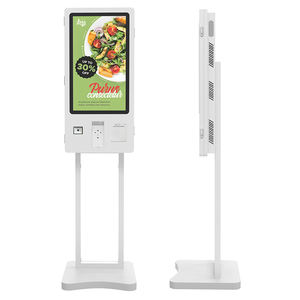 Terminal de paiement en libre-service sur pied avec lecteur de code QR et imprimante thermique intégrée pour les tailles 15,6, 21,5, 24 et 32 pouces - Product Image 3