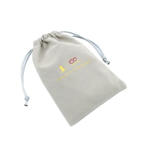Sac en velours noir à cordon de serrage, petit format, pour emballage cadeau et bijoux, sac anti-poussière en velours, vente en gros OEM, fabricant chinois - Product Image 4