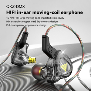 Écouteurs intra-auriculaires colorés <span class=keywords><strong>QKZ</strong></span> série AK6-DMX, 3.5mm, casque de jeu de basse hi-fi, boîte antibruit, écouteurs avec micro - Product Image 4