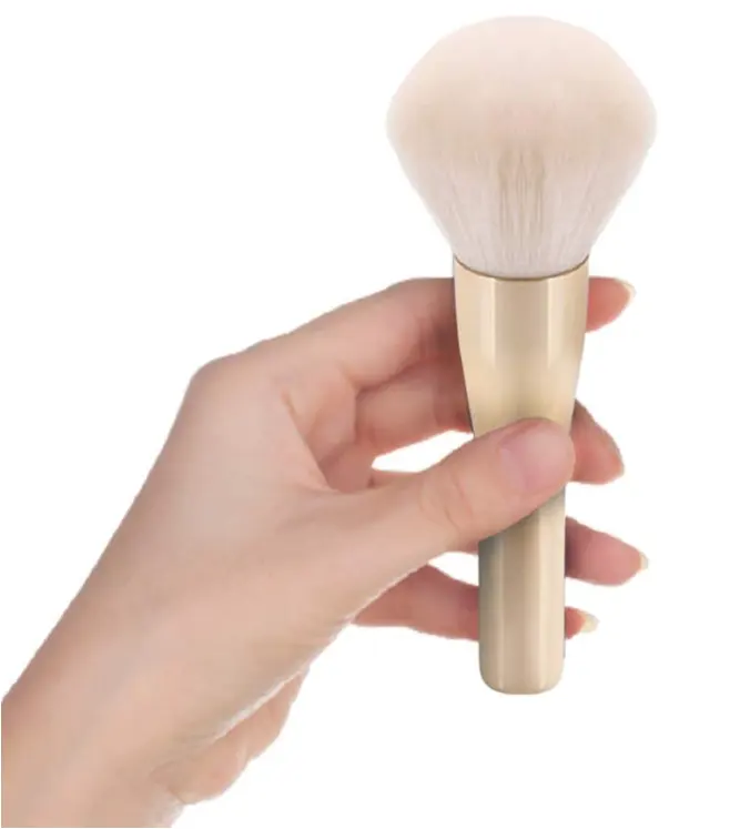 Luma Customize Logo Rose Gold Powder Blush Makeup Brushes Foundation Make Up Tool Large Powder Brush