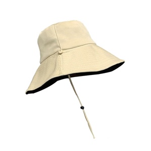 Chapeau Bob Femme d'Été en Acrylique Respirant Style Coréen avec Protection Faciale, Chapeau de Soleil de Voyage à Large Bord Réversible - Product Image 1