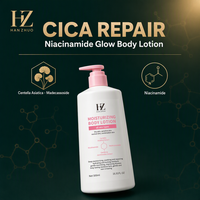 Lotion hydratante pour le corps 200ml Niacinamide Centella Asiatica Peau sèche et sensible Hydratation intense Marque privée OEM