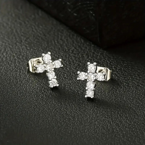 Orecchini a Perno Minimalisti per Donne e Uomini, Accessori per Orecchie Unisex alla Moda per Ufficio e Uso Quotidiano - Product Image 4