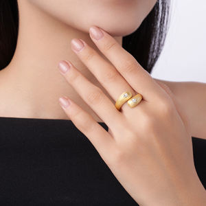 Новинка <span class=keywords><strong>2026</strong></span>: Оригинальные ювелирные изделия по цене производителя – женские кольца из серебра 925 пробы с муассанитом, позолоченные, регулируемые. - Product Image 4