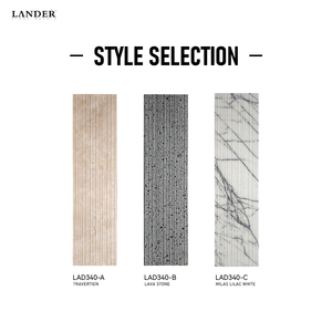 Lander 3D azulejo <span class=keywords><strong>de</strong></span> mármol estriado 152*610mm ranura cuadrada pared mosaico arco cóncavo convexo cocina baño piedra Interior cóncavo - Product Image 4