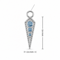 Pendientes Colgantes de Titanio ASTM F136 con Circonitas, Diseño de Estrella y Cometa, Joyería para Perforaciones de Oreja, Accesorios para Mujer, Estilo Celestial Boutique