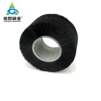 Brosse à rouleaux en nylon de qualité industrielle pour machine de nettoyage à amortissement spiralé