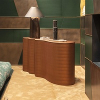 Buffet en bois massif de luxe, design italien haut de gamme - Meuble de rangement - Conçu pour les espaces de luxe