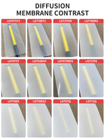Film diffuseur PET personnalisé, prix d'usine en gros, feuille de diffusion optique pour rétroéclairage de téléviseurs LCD et diffuseur de lumière pour panneaux LED