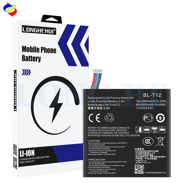 Full Capacity Tablet Replacing Battery for LG G Pad 7 Uk410 V410 Lk430 V497 BL-T12 Tablet Rechargeable Battery