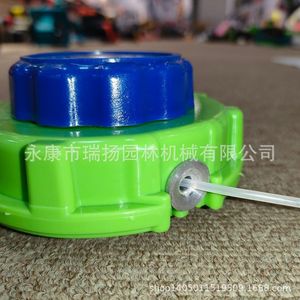 Tête de coupe-herbe M10 en plastique bleu-vert avec alimentation automatique de fil pour pièces de tondeuse à gazon - Product Image 3