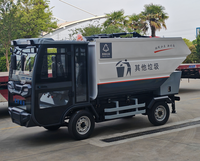 Compacteur de déchets automatique électrique 4x2 Mini camion à ordures à vendre