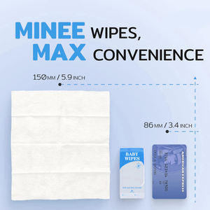 2026 personalizzabili tessuti bagnati biologici uso quotidiano MINI per la cura della pelle acqua salviette detergenti per la pulizia del bambino - Product Image 3