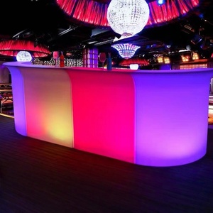 Mueble <span class=keywords><strong>Bar</strong></span> con Luces LED, Mobiliario LED RGBW con Cambio de Color y Control Remoto, <span class=keywords><strong>Barra</strong></span> LED para Mostrador y <span class=keywords><strong>Barra</strong></span> Móvil - Product Image 1