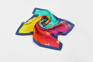 Bandana <span class=keywords><strong>Chiffon</strong></span> Lembut dan Bernapas, Koleksi Natal, Penutup Leher dan Kepala untuk Liburan di Luar Ruangan - Product Image 4