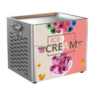 Commercial Mini Thailand Fried <b>Ice</b> Cream Roll <b>Machine</b> Factory Price New Condition for Restaurant <b>Home</b> Use Retail Food Shop - Product Image 2