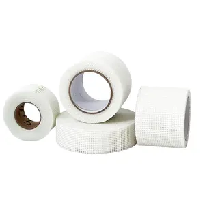 E-Glass 90m Drywall Joint Self Adhesive Fiberglass Mesh Crack Tape For Wall Building