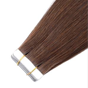 Extensions de cheveux à ruban adhésif invisibles 100% Remy européen double trame, cheveux vierges avec des ondulations lisses, toucher doux, prix de <span class=keywords><strong>gros</strong></span> au Royaume-Uni - Product Image 3