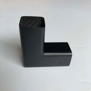 Conector de Tubo Cuadrado en Forma de L de Fibra de Carbono 3K SHENYU, 5 mm de Grosor, Temperatura de Trabajo de 200 °C, Ligero y de Alta Resistencia para Estructura de Drones - Product Image 4