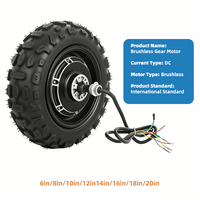 Moteur électrique pour hoverboard/scooter AFTFA, nouveau moteur DC sans balais à engrenages, haute puissance 120W 12V, efficace, durable, en fer et aluminium
