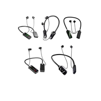 Nouveaux écouteurs tour de cou KG06 V5.3 avec prise en charge de carte SD, écouteurs TWS, casque audio avec affichage LCD de la puissance