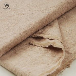 Tissu <span class=keywords><strong>en</strong></span> Ramie Coton Texturé Rustique Or Médaillé 260gsm 80/20, Lavé à la Pierre, pour Vestes et Pantalons d'Automne - Product Image 3