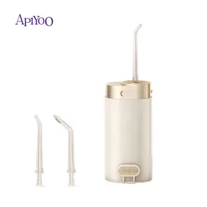 Waterpulse Smarbo pembersih gigi tanpa kabel, pembersih gigi Jet air Oral 4 mode 220ML dapat diisi ulang Flosser air portabel
