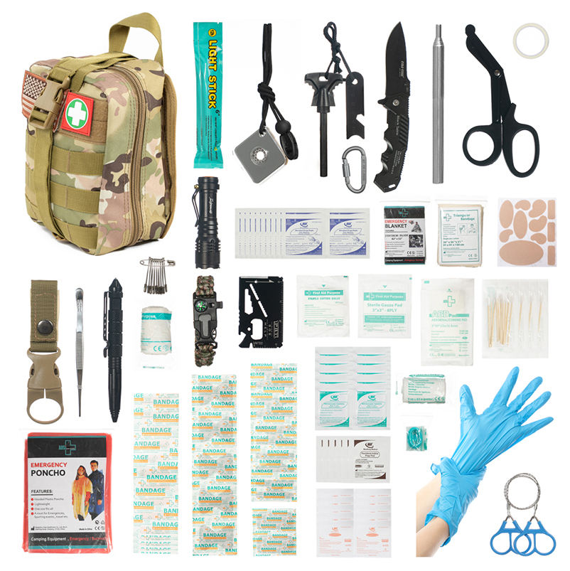 Factory Selling Travel Tactical Emergency Survival Kit Bag Camping ...