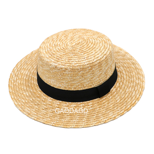 Số lượng lớn thanh lịch thời trang đơn giản thân thiện với môi rơm lúa mì Bowler <span class=keywords><strong>hat</strong></span> Sun <span class=keywords><strong>hat</strong></span> boater <span class=keywords><strong>hat</strong></span> - Product Image 3