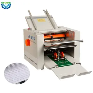 Máquina plegadora de papel con filtro de aire A4, máquinas plegadoras de papel