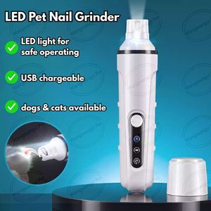 เครื่องเจียรเล็บสุนัขแบบไฟฟ้าเงียบพิเศษ พร้อมไฟ LED และหน้าจอ LCD ปลอดภัยสำหรับสัตว์เลี้ยง เช่น แมว สุนัข และกระต่าย - Product Image 2