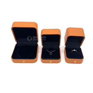 Caja y Bolsa de Joyería de Piel Sintética Personalizada con Logotipo Impreso, Contenedor de Joyería - Product Image 2