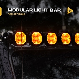 Barra de Luz LED RGB Modular de 40 Pulgadas, 300 W, 33300 LM, Enlazable, para Jeep Wrangler, Ford Raptor, Toyota Tacoma, Hilux, Ranger, Patrol, <span class=keywords><strong>Bronco</strong></span> - Product Image 2