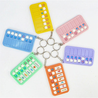 Carte d'autodiscipline pour enfants Liste de contrôle en plastique Feuille de gestion du temps Planification des tâches Mémo Porte-clés Jouets à vendre