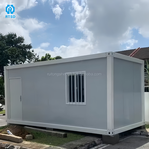 Contenedor desmontable prefabricado personalizado RTSD, casa prefabricada de bajo costo, edificio de apartamentos modulares, planes de casa para la venta - Product Image 1