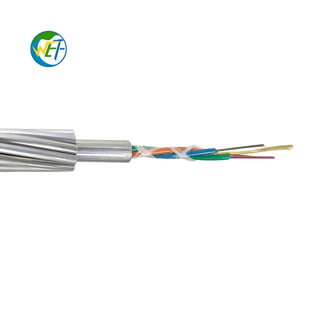24 Core 90mm² OPGW Fiber Optic Cable 35kV High Voltage for Power Transmission Line