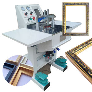 Sıcak satış otomatik Cnc ayna fotoğraf çerçevesi çerçeve montaj makineleri fotoğraf çerçevesi kesme köşe tırnak köşe makinesi - Product Image 1