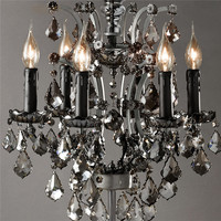 Lampe de table en cristal français de luxe, lampe de bureau en fer, lampe de chevet pour salon, chambre à coucher, restaurant, café, décoration