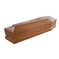Ataúd de Madera Estilo Europeo al por Mayor, Artículos Funerarios Biodegradables y Ecológicos para Entierro, Almacenamiento, Color Personalizado, Shandong