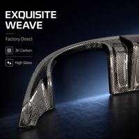 Diffuseur arrière en fibre de carbone pour Audi A5 Sline S5 B9 8W6 Pre-LCI, lèvre de pare-chocs, spoiler, protection inférieure de pare-chocs arrière, kit de tuning carrosserie