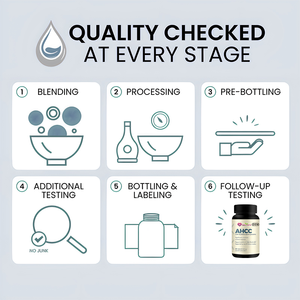 고품질 AHCC 캡슐 유기농 표고버섯 추출물 식이 보충제 세포 건강용 60캡슐 병 - Product Image 6