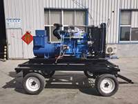 Generatore Diesel Mobile Saldatrice a Telaio Aperto 30kW/40kVA 80kW 100kW 120kW Impianto di Saldatura Antipioggia Altoparlante Statico 400A ATS
