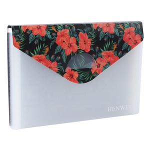 Custom A3/A4 Pocket espansiva chiara Clip per organo capovolto copertura rotonda fibbia per ufficio forniture PP <span class=keywords><strong>pacchetto</strong></span> - Product Image 1