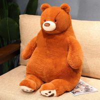 Cadeau de pâques, gros lapin paresseux, peluche, oreiller mignon court en peluche, jouet, poupée, animal en peluche, gros lapin