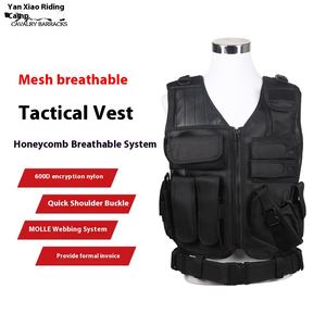 Chaleco Táctico Multifuncional Impermeable de Malla Transpirable Personalizado para Entrenamiento al Aire Libre, Equipo de Protección para el Pecho - Product Image 5