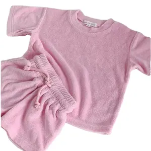 Bebek ve çocuk giysileri 18 ay bebek kız giysileri havlu kumaş bebek yenidoğan ikizler çocuk erkek giysileri