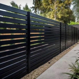 Paneles de cercado de privacidad para exteriores de 6 pies con recubrimiento de polvo de aluminio de gama alta de lujo profesional para jardín - Product Image 1